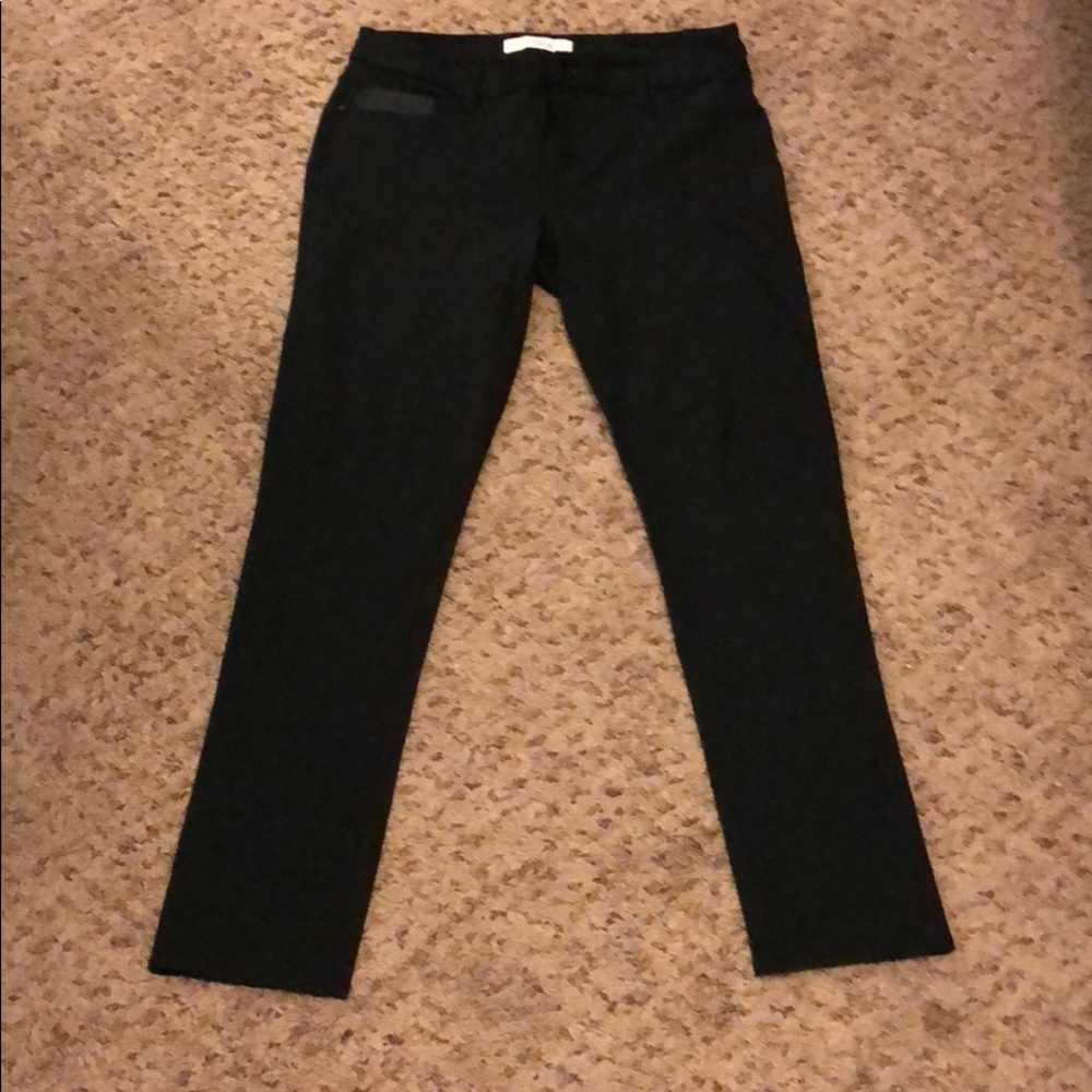 Black stretchy dress pant
